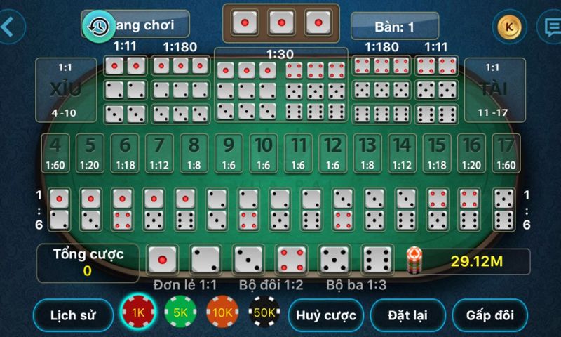 Game tài xỉu đổi thưởng trên mạng được chia làm 2 loại